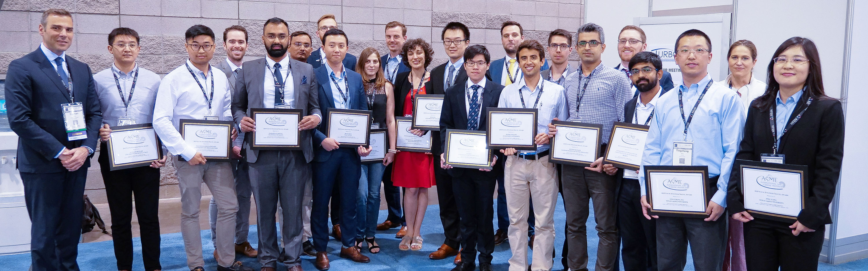 Turbo Expo Young Engineer Award group picture